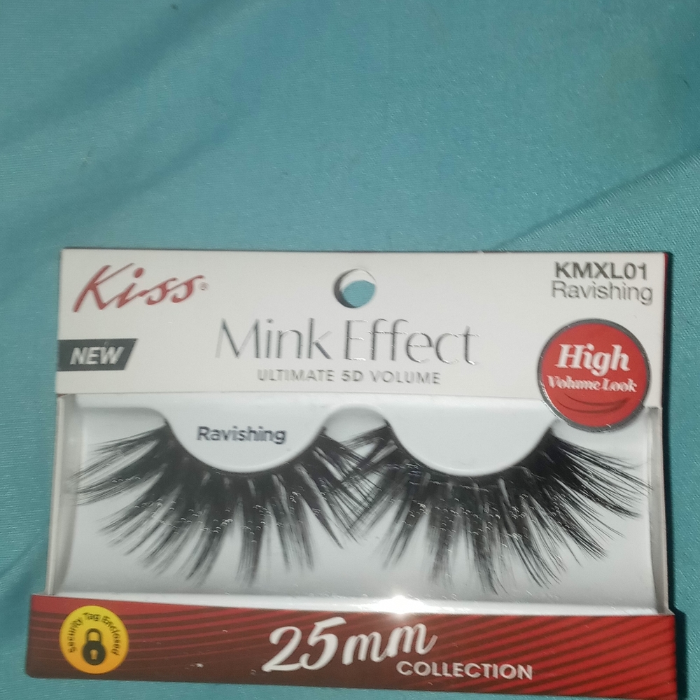 Fake eye lashes kiss 25mm collection reusable